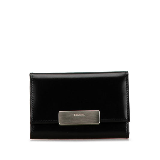 Prada Leather Key Case M222C Black