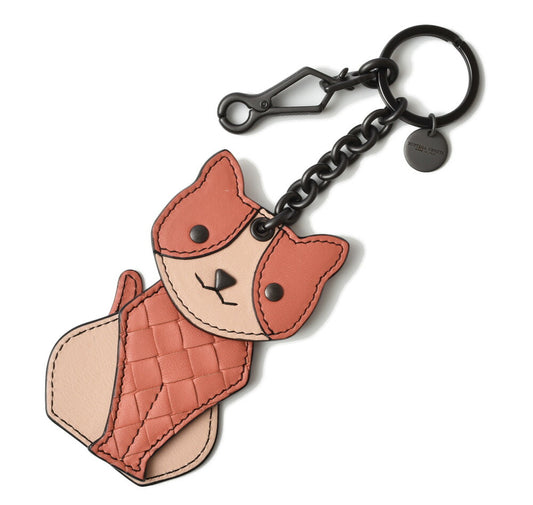 Bottega Veneta Leather Keyring Keychain