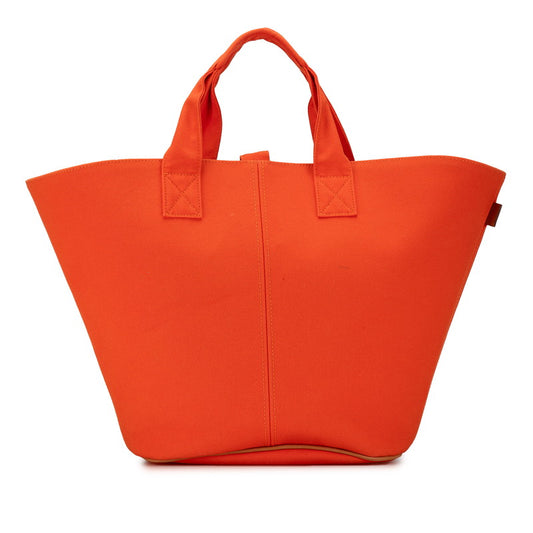 Hermes Canvas Panier de Plage PM Tote Bag