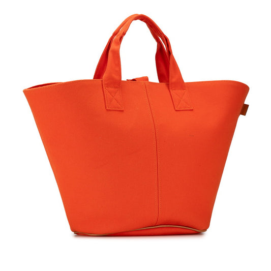 Hermes Canvas Panier de Plage PM Tote Bag