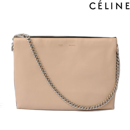 Celine Lambskin 2way Shoulder/Clutch Bag