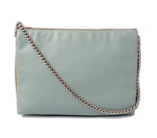 Celine Lambskin 2way Shoulder/Clutch Bag