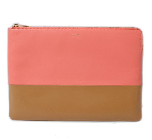 Celine Leather Clutch Bag iPad Case