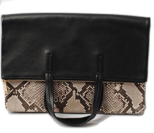 Celine Folded Cabas 2way Bag Python/Calfskin