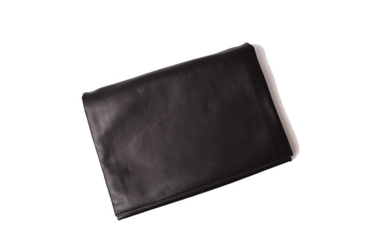 Celine Lambskin Clutch Bag Black