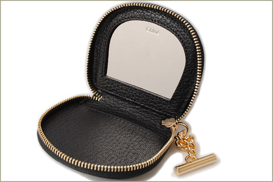 Chloe Mini Pouch Coin Case Compact Mirror