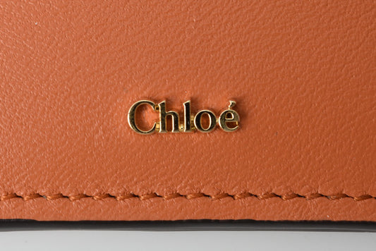 Chloe Card Holder/ID Holder with Chain, Soft Ebony