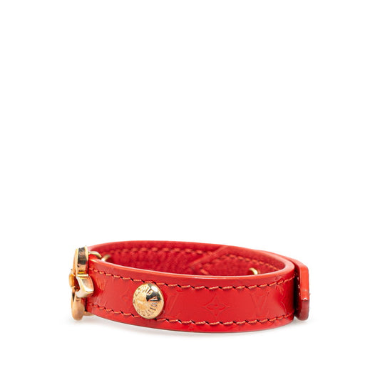 Louis Vuitton Monogram Flower Leather Bracelet M6535