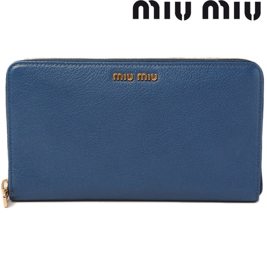 Miu Miu Goat Leather Long Wallet 5M1188