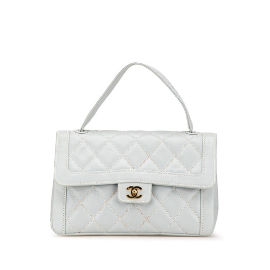 Chanel Lambskin Wild Stitch Coco Mark Handbag