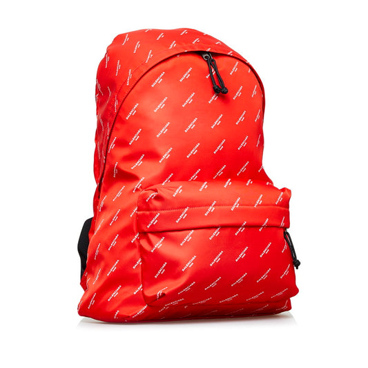 Balenciaga Explorer Backpack Red Nylon Canvas