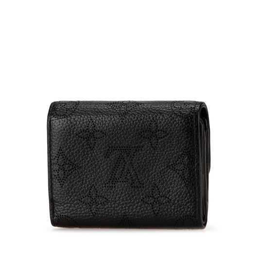 Louis Vuitton Monogram Mahina Iris XS Wallet Black