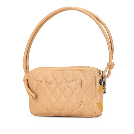 Chanel Cambon Coco Mark Leather Handbag