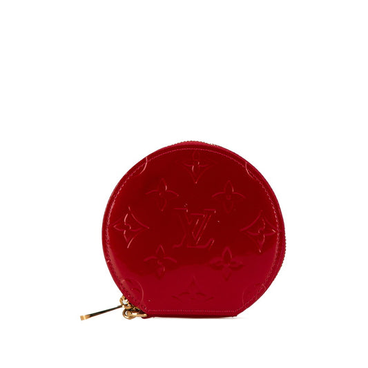 Louis Vuitton Vernis Coin Case M91417 Red