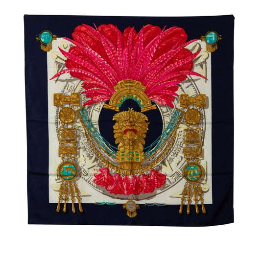 Hermes Silk Scarf Buddha Carnival Multicolor