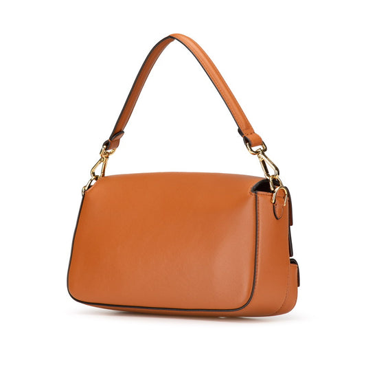 Fendi Leather Multi-Pocket Baguette Handbag