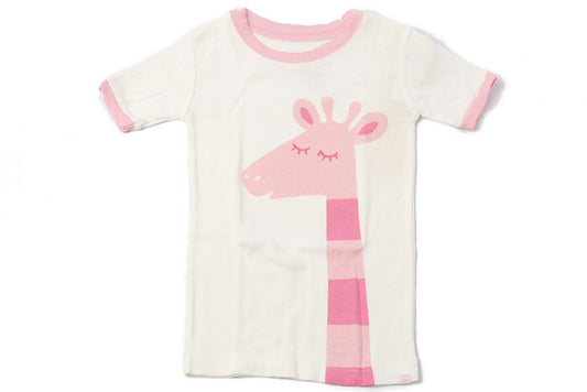 GAP Baby Girls Pajama Set Giraffe Light Pink