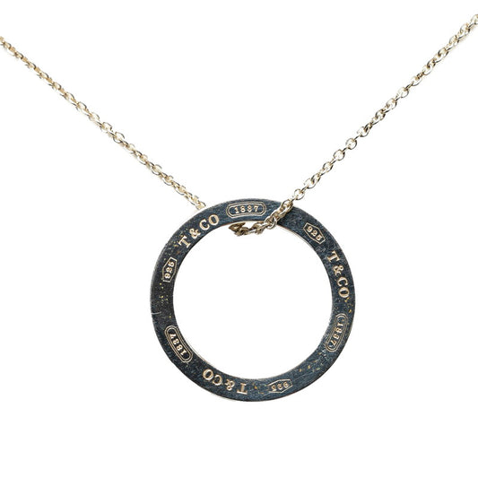 Tiffany & Co Silver Circle Pendant Necklace