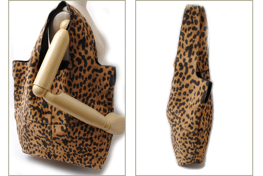 Givenchy Suede Lambskin Leopard Tote Bag