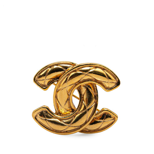 Chanel Coco Mark Gold Brooch