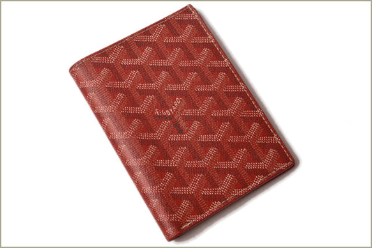 Goyard Red Wallet Card Case