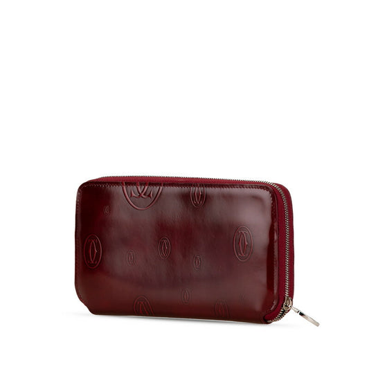 Cartier Happy Birthday Round Zip Wallet