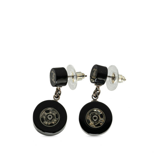 Chanel Coco Mark Tire Motif Earrings