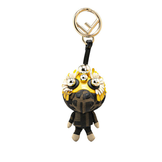 Fendi Zucca Space Monkey Bag Charm Keychain