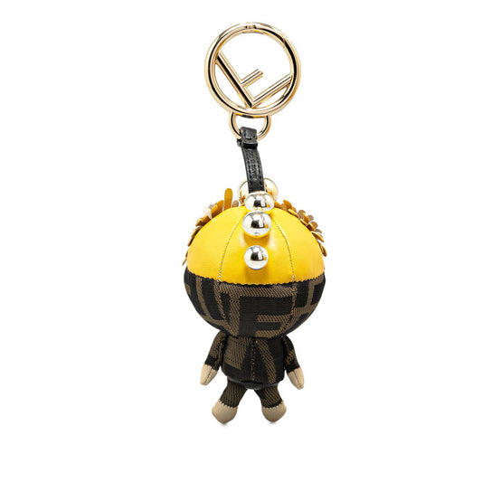 Fendi Zucca Space Monkey Bag Charm Keychain