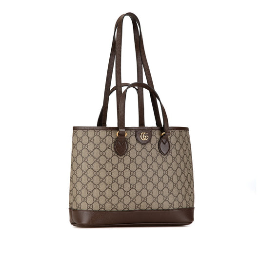 Gucci GG Supreme Tote Bag PVC Leather