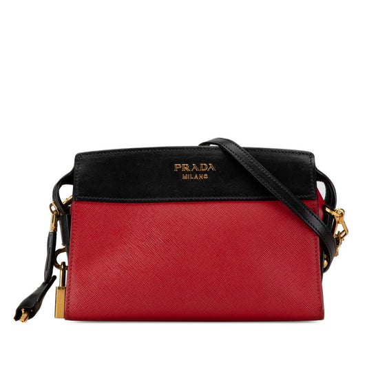 Prada Esplanade Saffiano Leather Crossbody Bag 1BH043