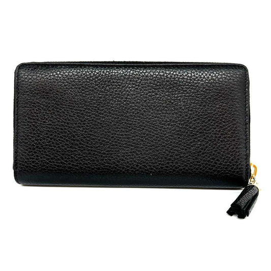 Gucci Soho Leather Zip Around Wallet Black