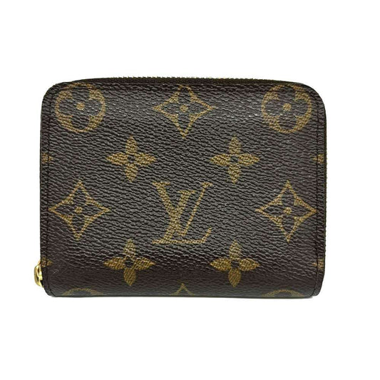 Louis Vuitton Monogram Coin Purse Brown Gold