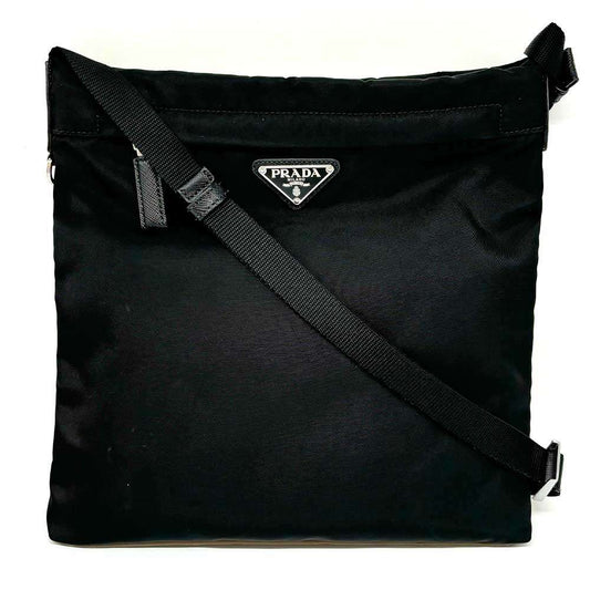 Prada Nylon Shoulder Bag Black