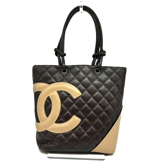 Chanel Cambon Line Tote Bag Leather