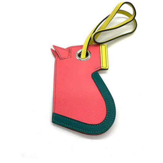 Hermes Leather Bag Charm Keychain