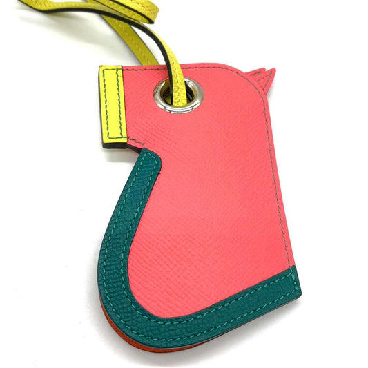 Hermes Leather Bag Charm Keychain