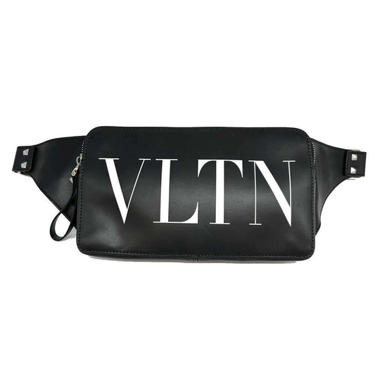 Valentino Leather Body Bag VLTN Black