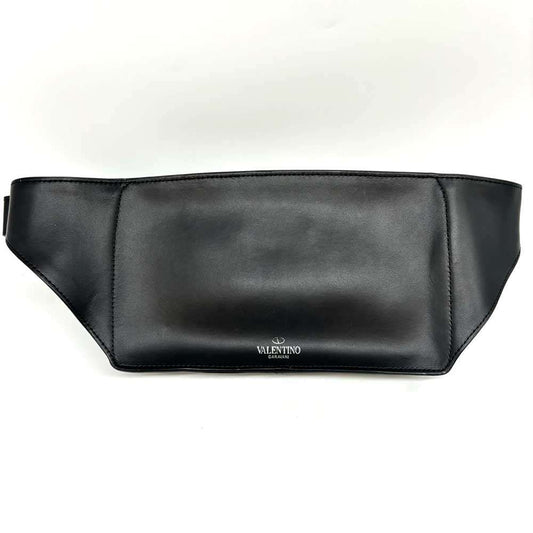 Valentino Leather Body Bag VLTN Black