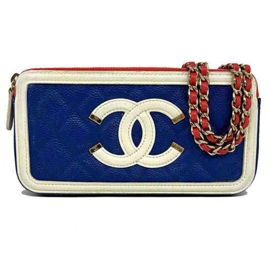 Chanel Caviar Matelasse Filigree Shoulder Bag