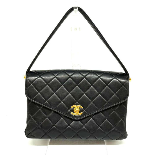 Chanel Lambskin Matelasse Top Handle Handbag