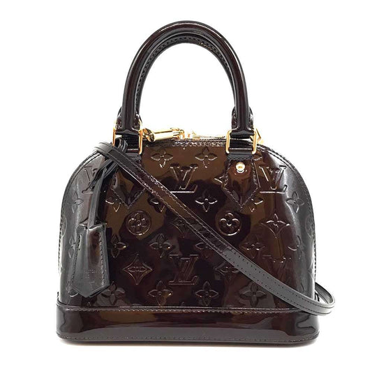 Louis Vuitton Alma BB Monogram Vernis Handbag M91678