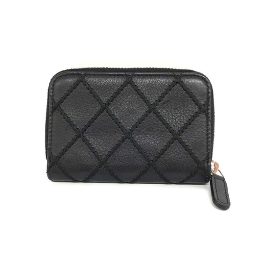 Chanel Leather Coin Purse Wild Stitch