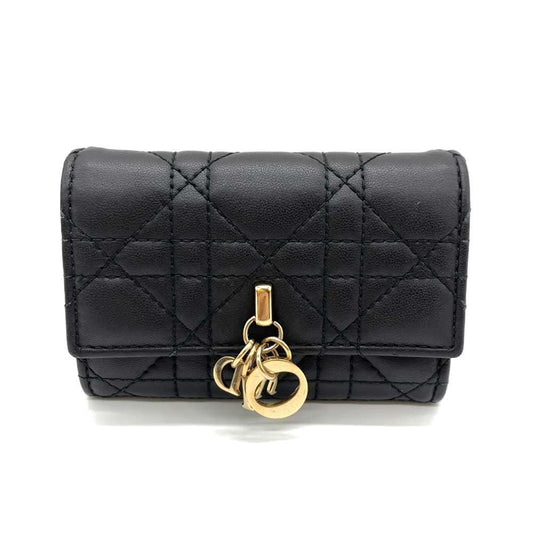 Dior Miss Dior Glycine Wallet Black Leather