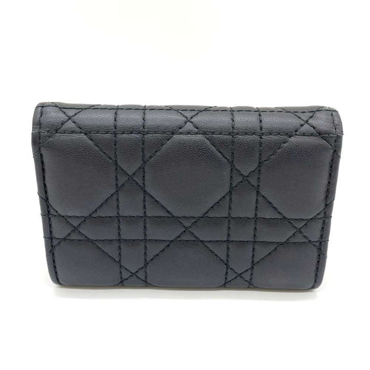 Dior Miss Dior Glycine Wallet Black Leather