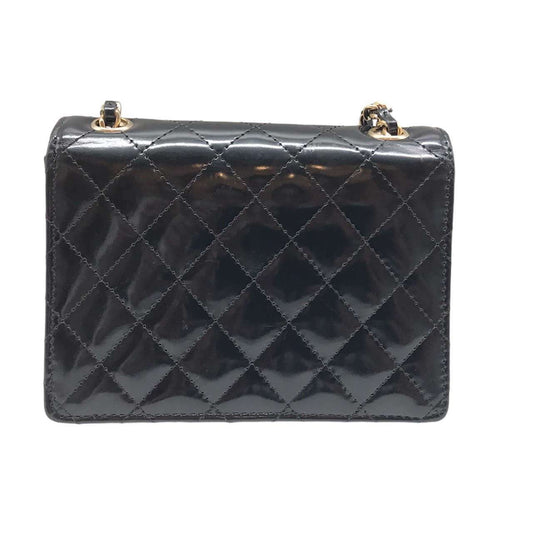 Chanel Patent Mini Shoulder Bag Pouch