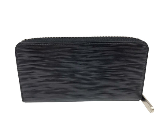 Louis Vuitton Epi Zippy Wallet Black Leather