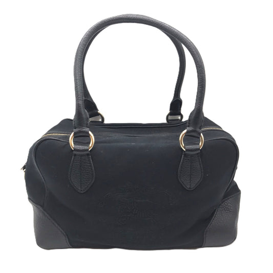 Burberry Canvas Leather 2WAY Handbag Black