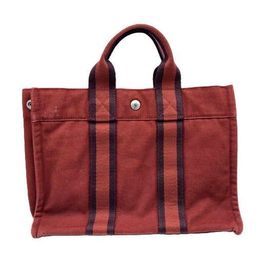 Hermes Canvas Fourre-Tout PM Tote Bag