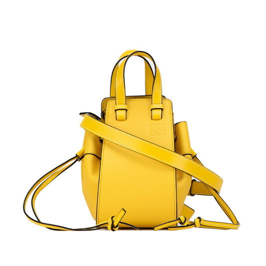 Loewe Anagram Mini Leather Handbag 2WAY Yellow